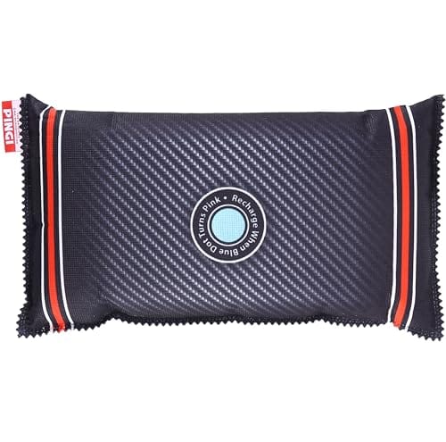 Pingi Wiederverwendbare Auto-Luftentfeuchter Beutel (1 x 1000g) - Luftentfeuchter Auto & Zuhause, Wiederverwendbar & 100 % Auslaufsicher, Mikrowellen-Regenerierbar, entfeuchter auto