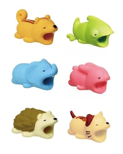 Kabelschutz in Tierform 6 Stück